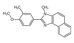 76145-64-7 2-(4-methoxy-3-methylphenyl)-3-methylbenzo[e]benzimidazole