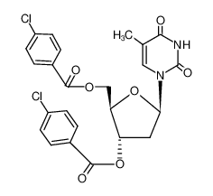 4449-32-5 3',5'-di-O-(p-chlorobenzoyl)-β-D-thymidine