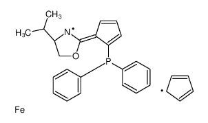 cyclopentane,diphenyl-[2-[(4R)-4-propan-2-yl-4,5-dihydro-1,3-oxazol-2-yl]cyclopentyl]phosphane,iron 541540-70-9