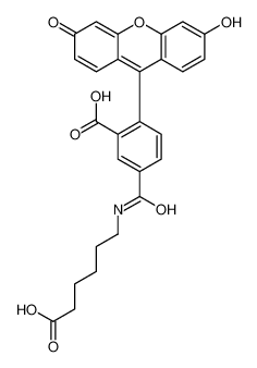 5-[(5-羧基戊基)氨基甲酰]-2-(6-羟基-3-氧代-3H-氧杂蒽-9-基)苯甲酸