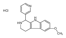 6-methoxy-1-pyridin-3-yl-2,3,4,9-tetrahydro-1H-pyrido[3,4-b]indole,hydrochloride 28717-19-3