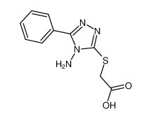 2-[(4-amino-5-phenyl-1,2,4-triazol-3-yl)sulfanyl]acetic acid 114402-22-1