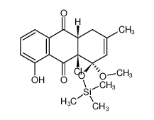 108637-78-1 (1R,4aS,9aR)-9a-chloro-8-hydroxy-1-methoxy-3-methyl-1-((trimethylsilyl)oxy)-1,4,4a,9a-tetrahydroanthracene-9,10-dione