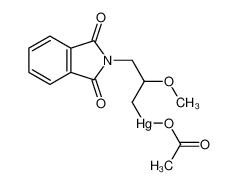 acetyloxy-[3-(1,3-dioxoisoindol-2-yl)-2-methoxypropyl]mercury 6975-79-7
