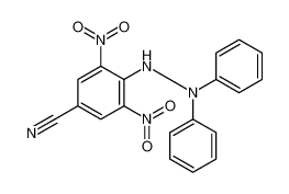4-(2,2-diphenylhydrazinyl)-3,5-dinitrobenzonitrile 207225-24-9