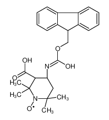 Fmoc-(3S,4S)-4-amino-1-oxyl-2,2,6,6-tetramethylpiperidine-3-carboxylic Acid 583827-12-7