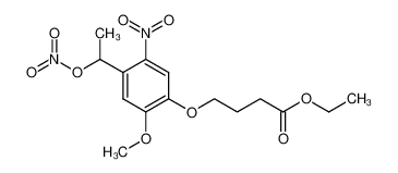 198347-61-4 spectrum, 4-[2-Methoxy-5-nitro-4-(1-nitrooxy-ethyl)-phenoxy]-butyric acid ethyl ester