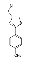 4-(Chloromethyl)-2-(4-methylphenyl)-1,3-thiazole 35199-18-9