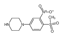 1-(4-methylsulfonyl-3-nitrophenyl)piperazine 1095010-43-7