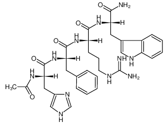 Ac-His-Phe-Arg-Trp-NH2