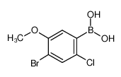 4-溴-2-氯-5-甲氧基苯基硼酸