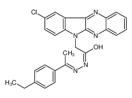 116990-04-6 structure, C26H22ClN5O