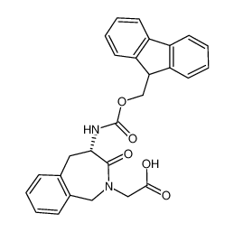 2-[(1S)-4-amino-1-(9H-fluoren-9-ylmethoxycarbonyl)-3-oxo-4,5-dihydro-1H-2-benzazepin-2-yl]acetic acid 264273-08-7