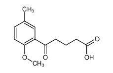 5-(2-Methoxy-5-methylphenyl)-5-oxopentanoic acid 71472-14-5