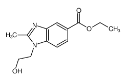 ethyl 1-(2-hydroxyethyl)-2-methylbenzimidazole-5-carboxylate 299927-12-1