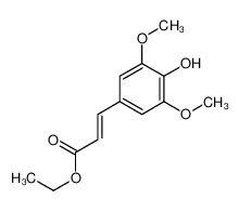 ethyl 3-(4-hydroxy-3,5-dimethoxyphenyl)prop-2-enoate 41628-47-1