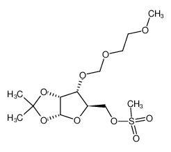 917028-22-9 1,2-O-isopropylidene-5-O-methylsulphonyl-3-O-(methoxyethoxymethyl)-α-D-ribofuranose