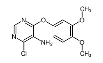870257-96-8 4-氯-6-(3,4-二甲氧基苯氧基)-5-嘧啶胺