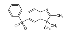 5-(benzenesulfonyl)-2,3,3-trimethylindole 55203-59-3