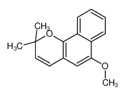 573-13-7 spectrum, 6-methoxy-2,2-dimethylbenzo[h]chromene