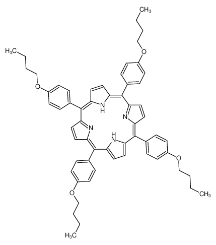 5,10,15,20-tetrakis(4-butoxyphenyl)-21,22-dihydroporphyrin 57450-62-1