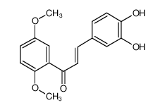 (E)-3-(3,4-二羟基苯基)-1-(2,5-二甲氧基苯基)丙-2-烯-1-酮