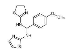 107866-75-1 4-[bis(thiazol-2-ylamino)methyl]-1-methoxybenzene
