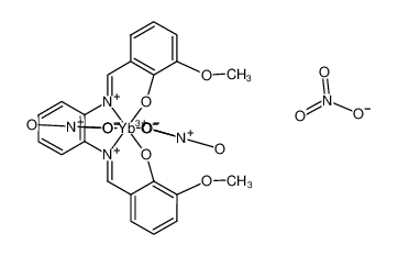 186647-04-1 structure, C22H18N5O13Yb++