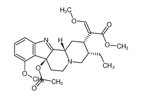 174418-81-6 Methyl (E)-2-((2S,3S,7aS,12bS)-7a-acetoxy-3-ethyl-8-methoxy-1,2,3,4,6,7,7a,12b-octahydroindolo[2,3-a]quinolizin-2-yl)-3-methoxyacrylate