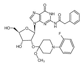 147490-73-1 structure, C30H33FN6O7