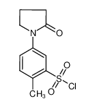 2-methyl-5-(2-oxopyrrolidin-1-yl)benzenesulfonyl chloride 878433-23-9