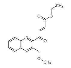 201597-93-5 ethyl (E)-4-(3-(methoxymethyl)quinolin-2-yl)-4-oxobut-2-enoate