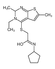 606113-41-1 structure, C17H25N3OS2