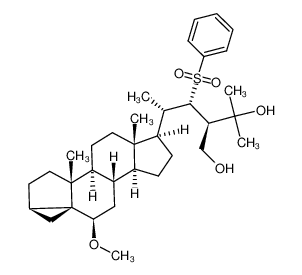 266309-07-3 3α,5-cyclo-22(S)-phenylsulfonyl-23(R)-hydroxymethyl-5α-26,27-bisnorergost-6β,24-diol 6-methyl ester