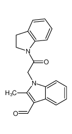 1-[2-(2,3-dihydroindol-1-yl)-2-oxoethyl]-2-methylindole-3-carbaldehyde 433963-38-3