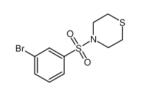 4-(3-bromophenyl)sulfonylthiomorpholine 850349-32-5