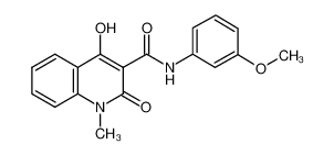 4-hydroxy-N-(3-methoxyphenyl)-1-methyl-2-oxoquinoline-3-carboxamide 303093-34-7