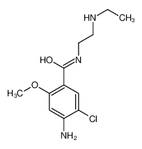 4-Amino-5-chloro-N-[2-(ethylamino)ethyl]-2-methoxybenzamide 27260-19-1