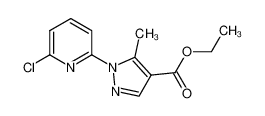 1-(6-氯吡啶-2-基)-5-甲基-1H-吡唑-4-羧酸乙酯