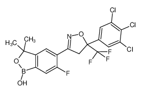 1437779-64-0 structure, C19H13BCl3F4NO3