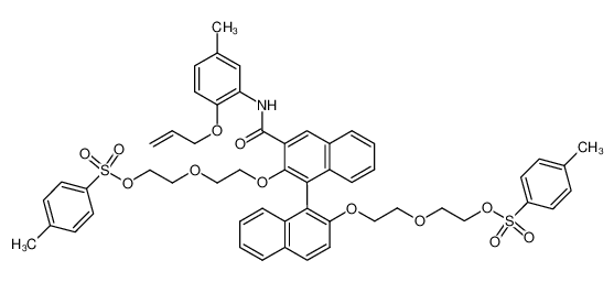 155580-17-9 structure, C53H53NO12S2