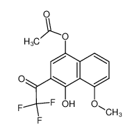 591749-78-9 spectrum, 1-acetoxy-5-methoxy-3-trifluoroacetyl-4-naphthol