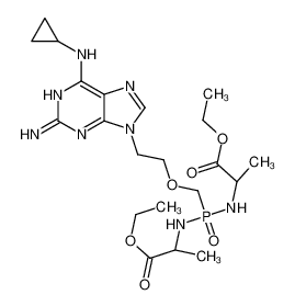 859209-74-8 structure, C21H35N8O6P