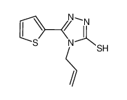 4-烯丙基-5-噻吩-2-基-4H-1,2,4-噻唑-3-硫醇