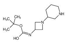 tert-butyl N-(1-piperidin-3-ylazetidin-3-yl)carbamate 1131594-78-9