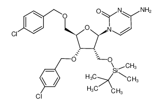 733050-18-5 structure, C30H39Cl2N3O5Si