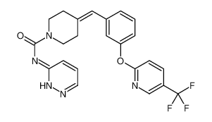 N-pyridazin-3-yl-4-[[3-[5-(trifluoromethyl)pyridin-2-yl]oxyphenyl]methylidene]piperidine-1-carboxamide 1020315-31-4