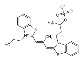 3-(2-HYDROXYETHYL)-9-METHYL-3'-(3-SULFATOBUTYL)THIACARBOCYANINE BETAINE 103534-62-9