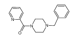 (4-benzylpiperazin-1-yl)-pyridin-2-ylmethanone 39640-15-8