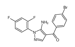 618091-69-3 structure, C16H10BrF2N3O